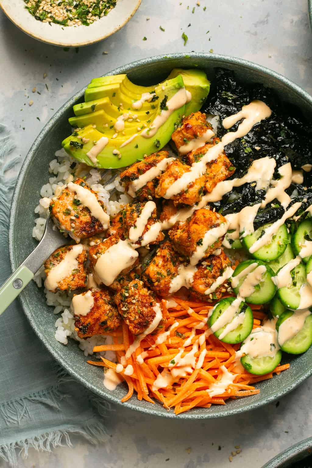 Salmon Sushi Bowls (20-Minute) | Lauren Fit Foodie