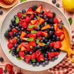 Berry Fruit Salad in a large bowl.