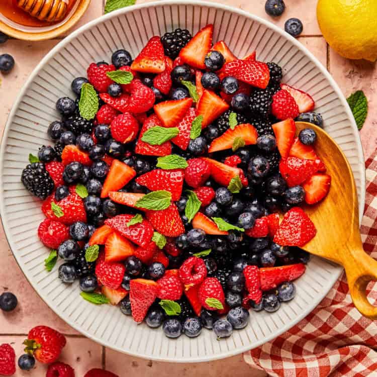 Berry Fruit Salad in a large bowl.
