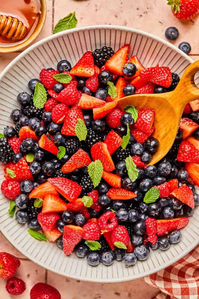 Berry Fruit Salad in a large bowl.