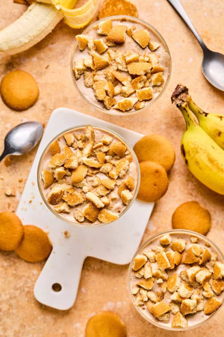 Cottage Cheese Banana Pudding Parfaits | Lauren Fit Foodie - Banana Cream Cheese Dog Parfait