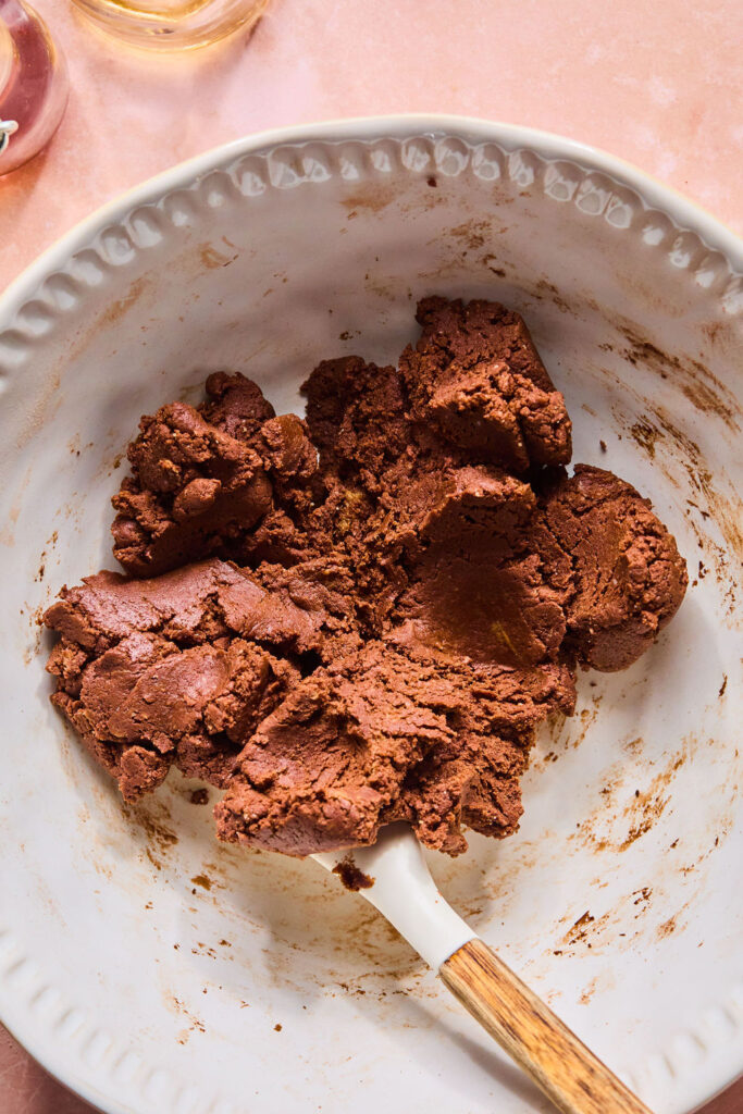 Cosmic Brownie Protein Bites dough in a bowl.