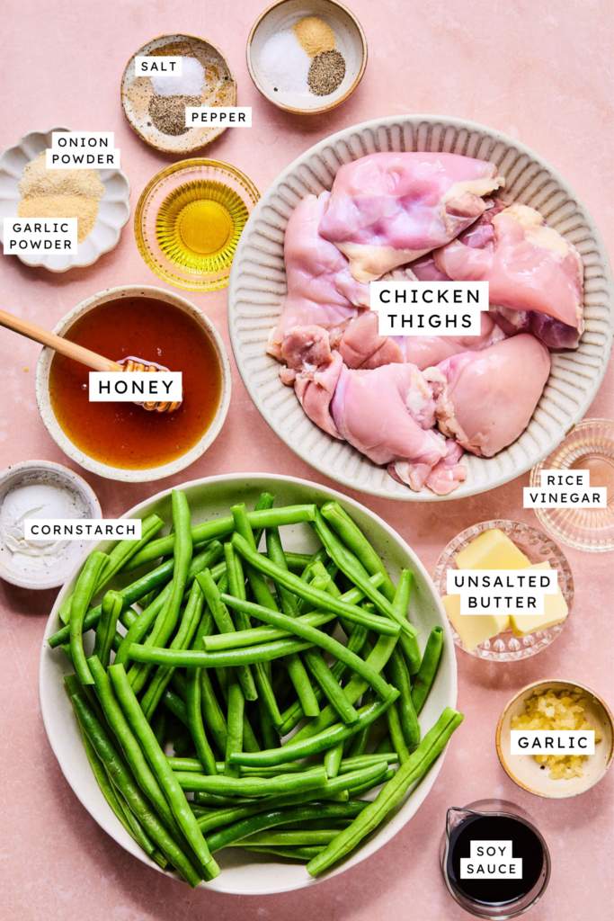 Ingredients for Crockpot Honey Garlic Chicken.